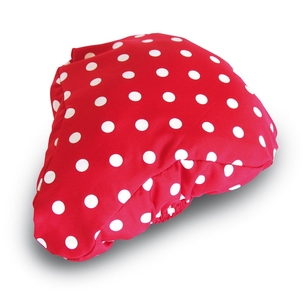 Basil Rosa Bicycle Adult Saddle Cover - Red/white