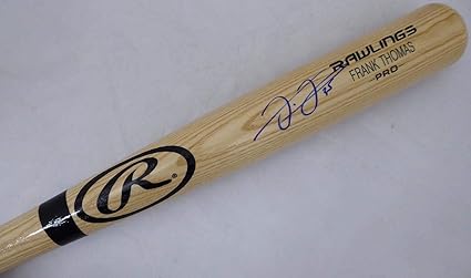 frank thomas game used bat