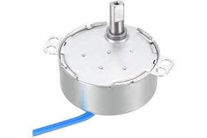 uxcell Synchronous Motor AC 100-127V 5-6RMP 50-60Hz 4W Double Flat Shaft CW/CCW