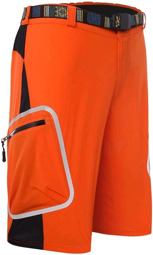 orange mountain bike shorts