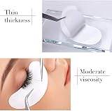 Sunallwell 100 Pairs Under Eye Gel Pads Eyelash Extension Lint Free Patches view 5
