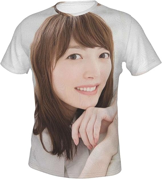Amazon Co Jp 花澤香菜 2 カジュアル Tシャツ 夏用 半袖 衣装 トレーナー 日常 シャツ メンズ 半袖 子供服コスチューム ファッション潮流 レディース 運動する 半袖 服 ファッション小物