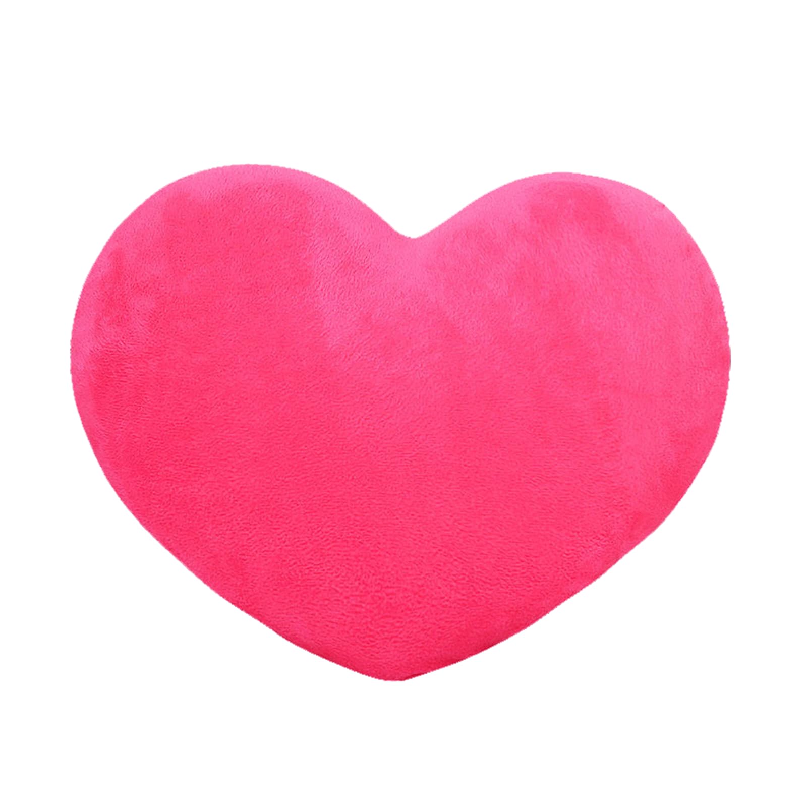 Fadcaer Heart Decorative Pillow, Soft Plush Cushion, Cute Heart Shaped Cushion for Sofa, Bed, Dining, Gifts for Girls, Valentine's Day Gift (Rose, 30cm)