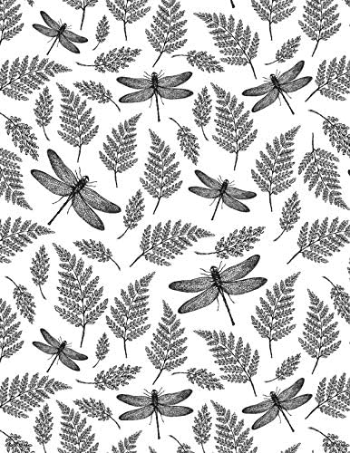 Sanbao Studio Ceramic Decals - Insect Dragon Fly (Black)