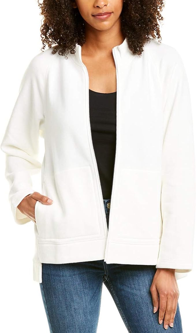 eileen fisher white denim jacket