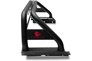 Black Horse Off Road Classic Roll Bar Black Compatible with 2019-2023 Ford Ranger-RB08BK
