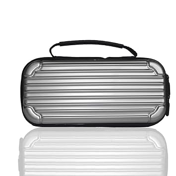 ACHICOO Storage Hard Case Console Carrying Bag Portable Travel Cover for Nintend sw/Itch Silver