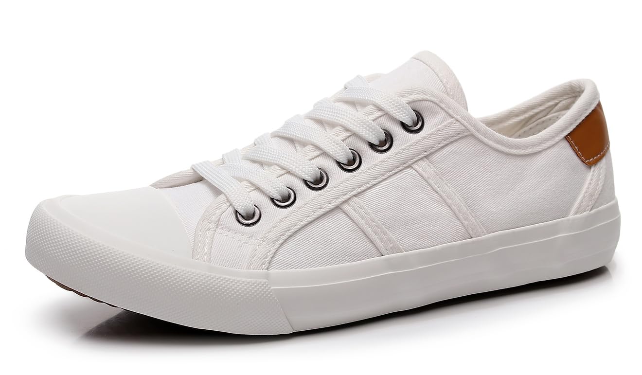 Photo 1 of Cull4U Unisex NewRetro Low-Top Sneaker Shoe (Womens12.5Mens11,White)