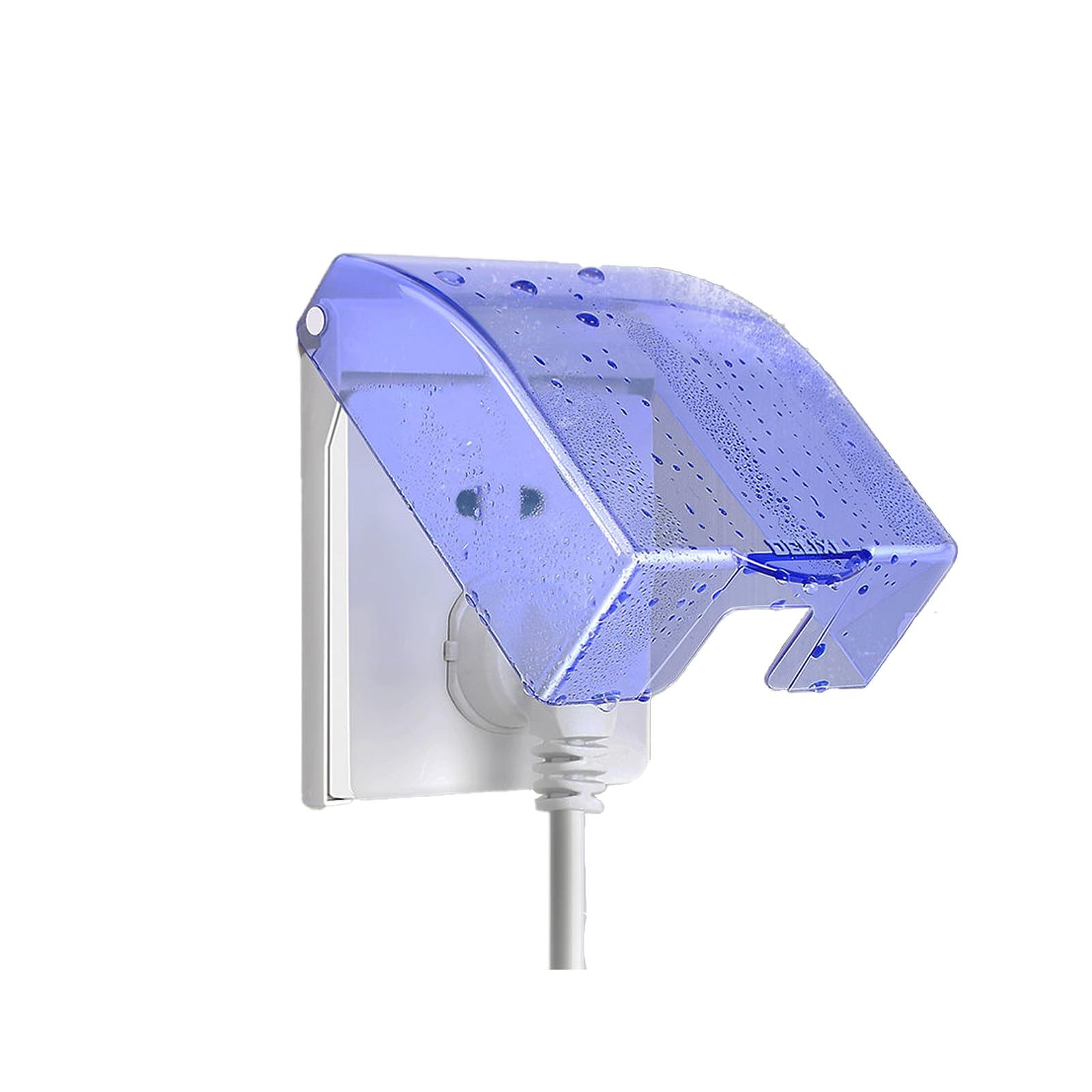 Switch plug waterproof box, transparent waterproof socket box, transparent socket box, suitable for bathroom sockets, to prevent splashing into the socket