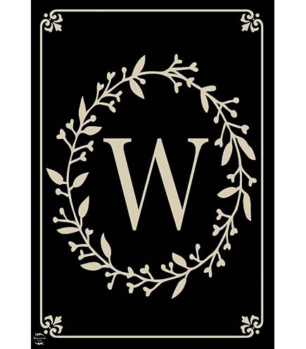 Gartenflagge Mit Monogramm „O“ – Aus Sackleinen, Doppelseitig Bedruckt, 30,5x45,7 Cm (ohne Mast)
