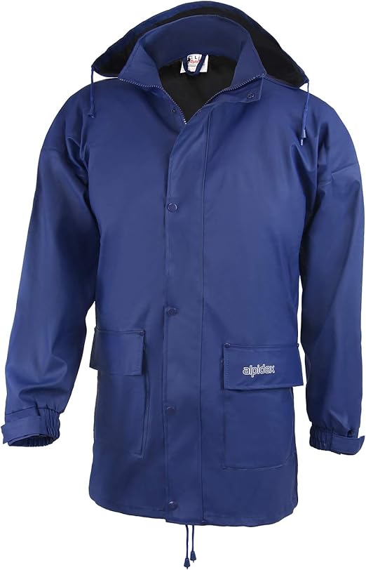 ALPIDEX rain jacket for men and women, light, breathable, waterproof, windproof, with stowable