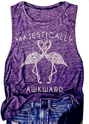 Maconsttt Women Funny T-Shirt Tops Tank Cami Top Graphic Tee Blouse