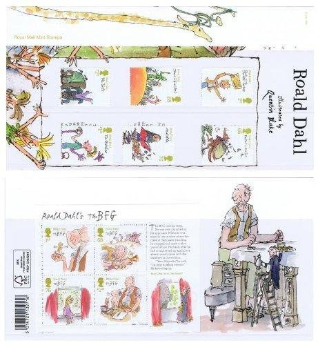 2012 Roald Dahl Stamps in Presentation pack