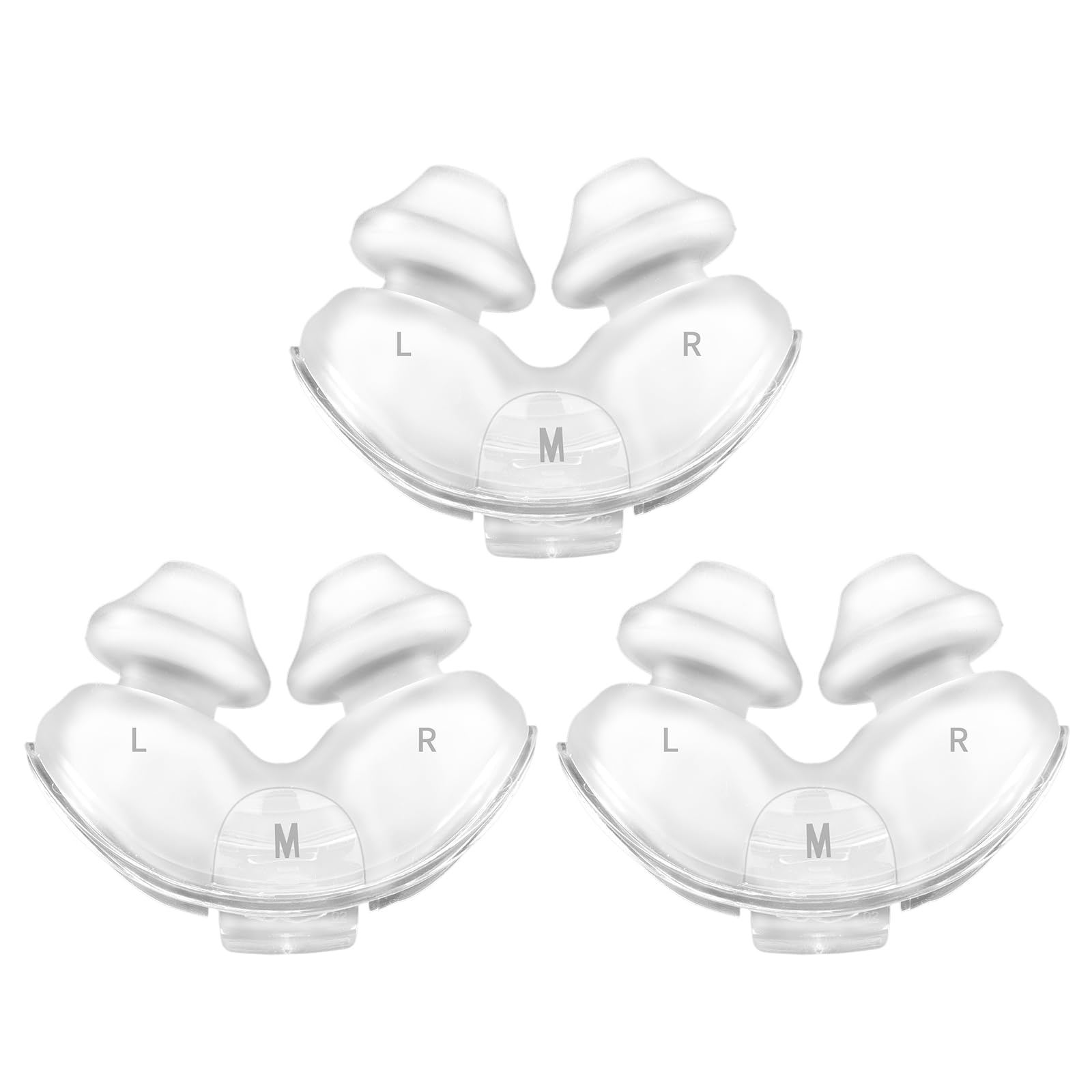 Photo 1 of Replacement Nasal Pillows for ResMed Airfit P10, Ultra-Soft Silicone, Gentle Fit, Comfortable Seal, Replacement CPAP Supplie, 3 Packs (Medium)