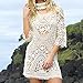 White Beach Cover Up Lace Bikini Cover Up Bathing Suit Cover White Crochet Dress