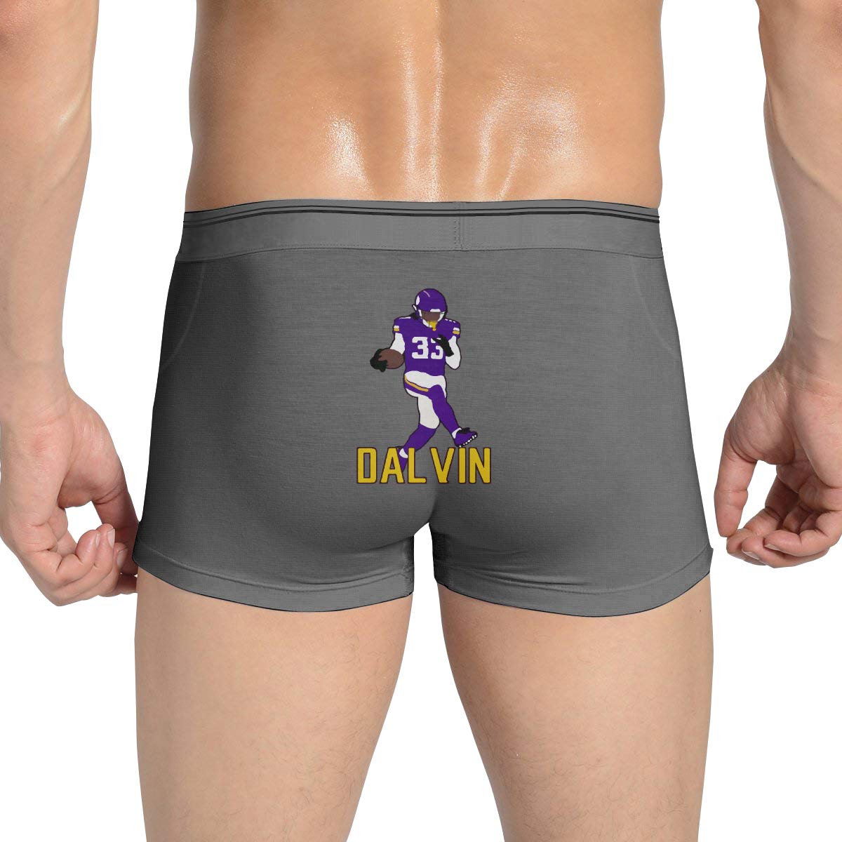 Men's Ultra Soft Boxer Briefs Purple Minnesota Cook Running Comfortable Underwear