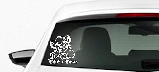Rouge Sticker Autocollant Fun Pas De Bebe A Bord Dure Cadeaux Et Produits Derives Archispot Autocollants Bebe A Bord