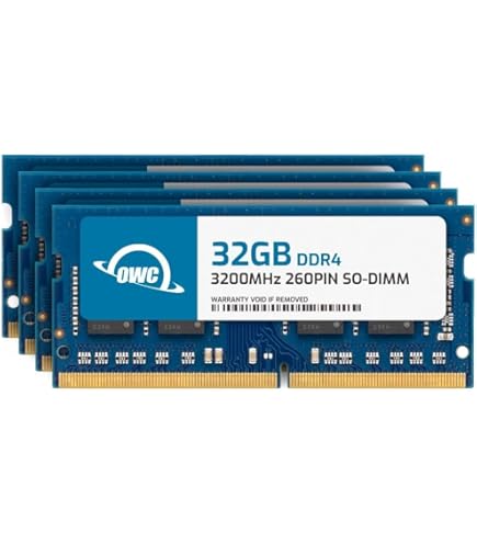 OWC 128GB (4 x 32GB) PC21300 DDR4 2666MHz 260pin SO-DIMMs Memory
