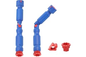 VortecSys Upgrade Toilet Seat Fitting Tool, Toilet Seat Repair Wrench 10/13/17mm Professional Universal Plastic High-Strength Installation Tool (1 Pack)