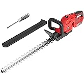 Brushless Hedge Trimmer Cordless for Milwaukee-M18 Battery, Battery Display | 20 Inch Dual Blade, 180&deg; Rotatable Handle, Lightweight Bush Trimmers for Garden, Yard (Battery Not Included)