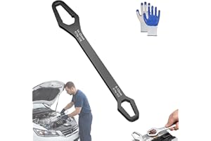 Universal Self Adjusting Wrench, Double Ended Self Tightening Wrench 8-24mm & 3-17mm, Multifunctional Adjustable Spanner Tool
