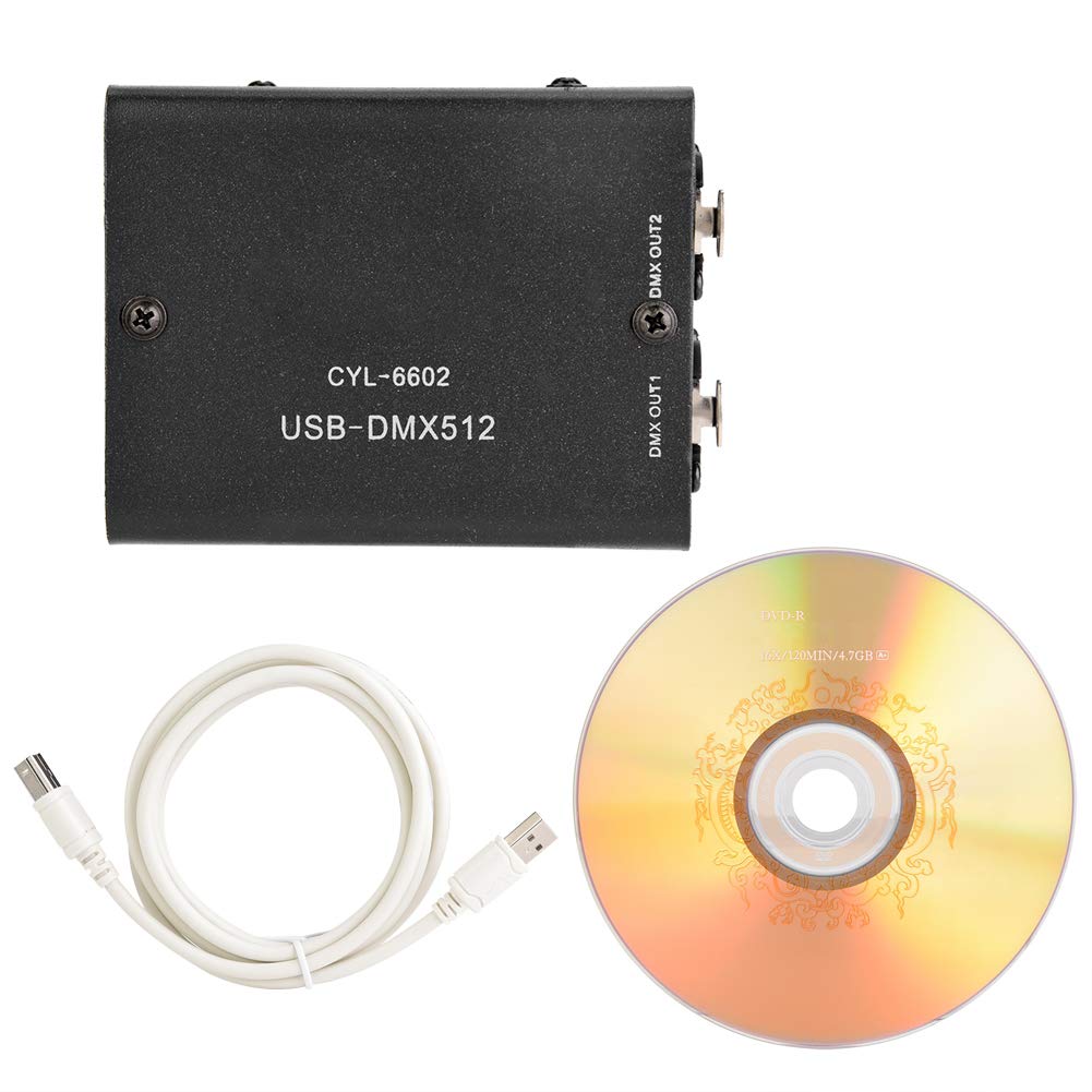 DMX 3CH Controller, Lighting Controller Compatible with DMX-512 Input for Computer Sweep Lights Control Mobile Headlights, Lights