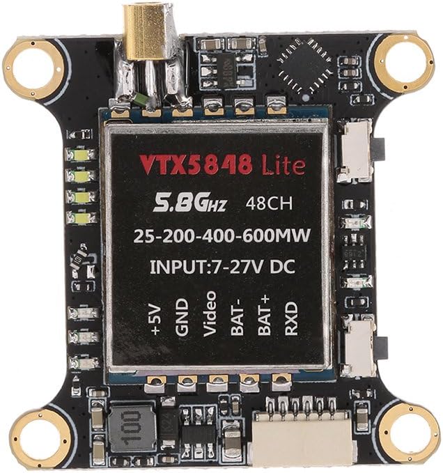 Absir Mini VTX5848 LITE 48CH 5.8G 25mW 200mW 400mW 600mW Switchable Transmitter for RC FPV Racing Drone Quadcopter