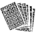 6 Sheet Small Reusable Tattoo Stencils Temporary Tattoo Templates for Henna/Airbrush / Face Paint/Glitter