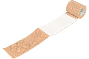 PHYSICAL THERAPY SUPPLIES CoFlex AFD Bandage, 2" x 2.5 yds, 16 Rolls Per Box, Absorbent Foam Dressing for Wound Care