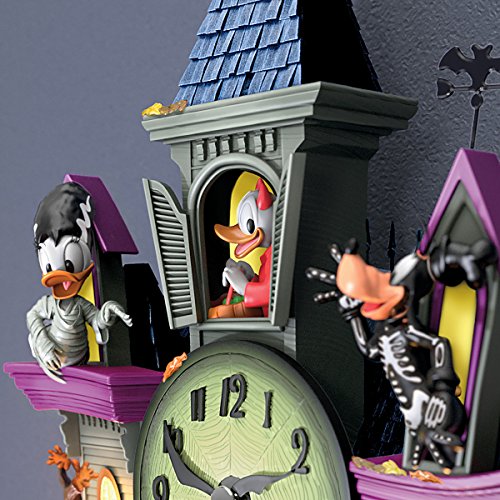 The Bradford Exchange Disney Halloween Themed Cuckoo Clock with 9 Disney Characters: Lights and Music - Thumbnail 5