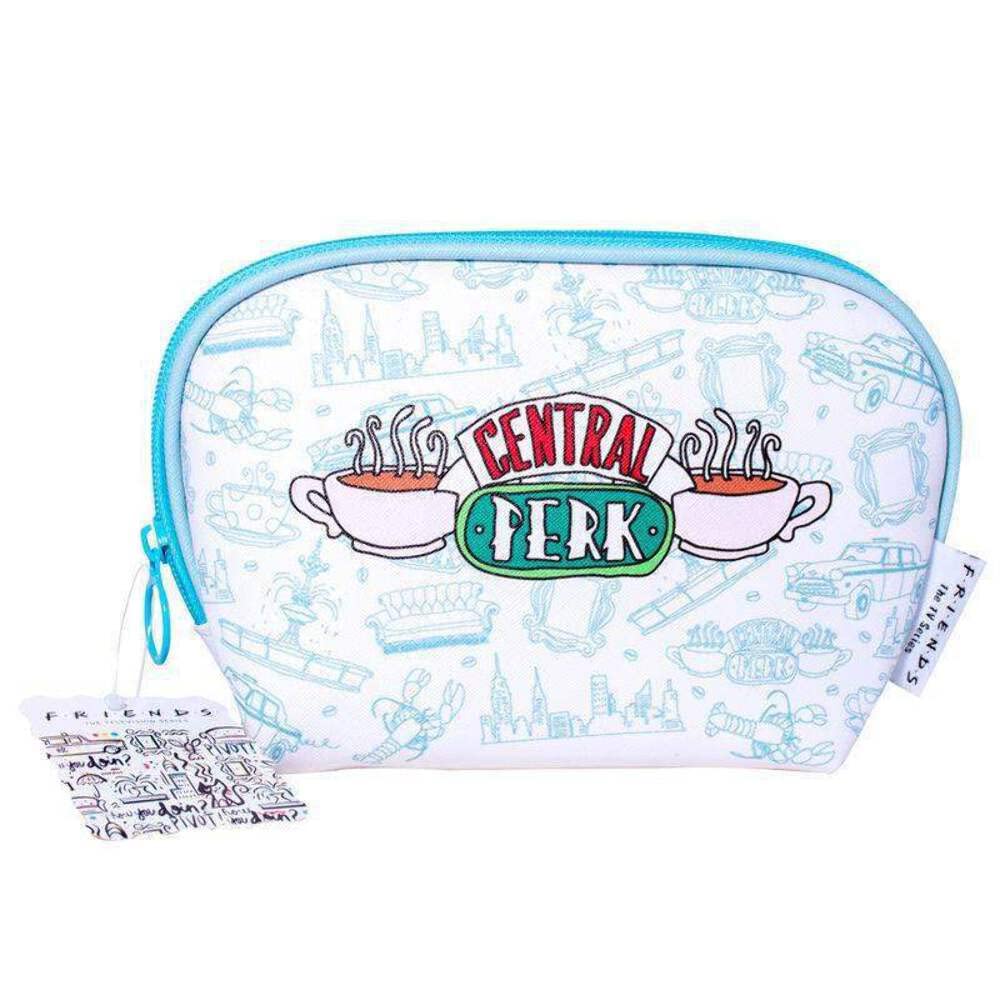 Friends Rd-rs464054, Women's Toiletry Bags, Blue White Multi, Single