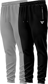 TORO ACTIVA Pack of 2 Mens Tracksuit Bottoms Lightweight Joggers with Pockets view 1
