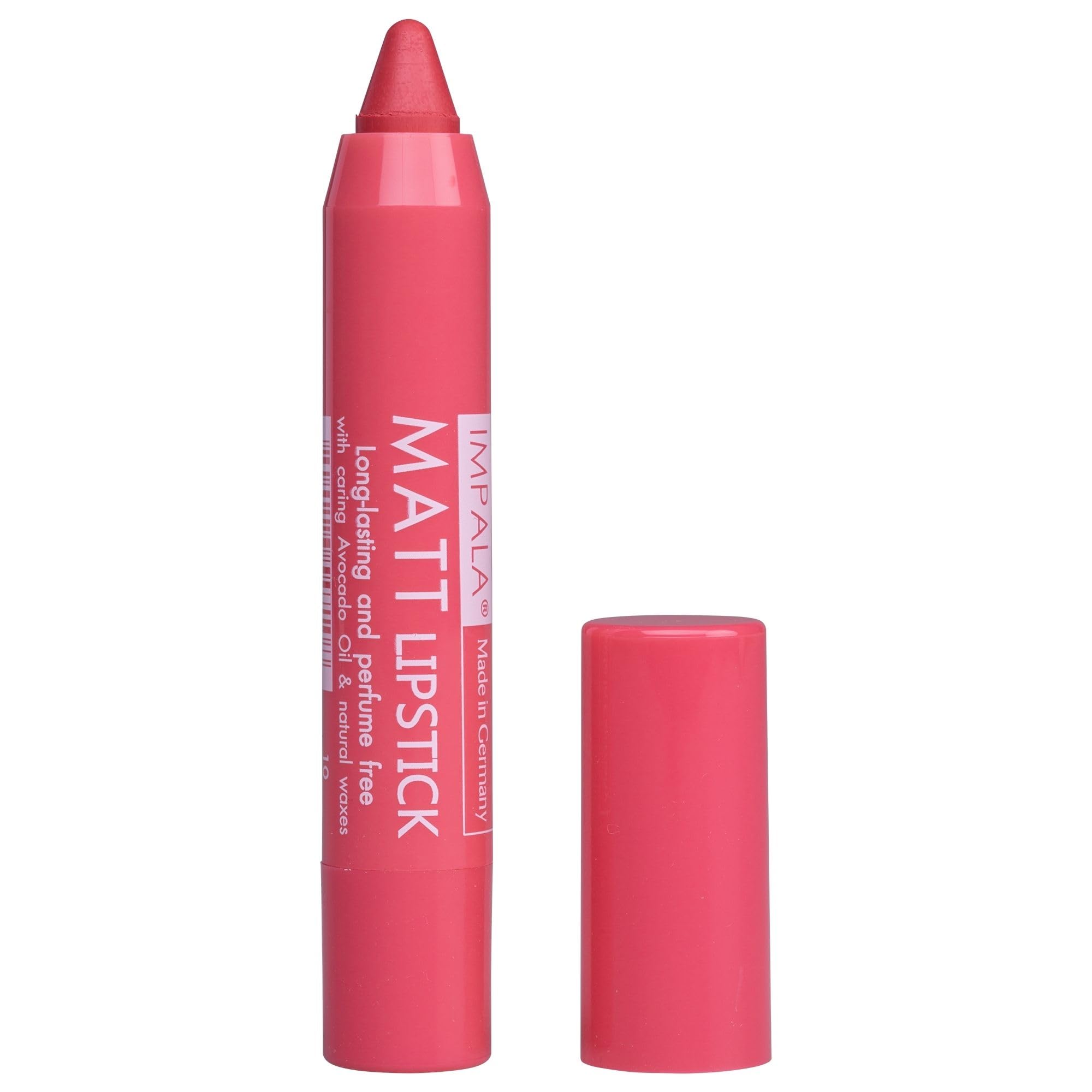 IMPALA | Automatic Matt Intense Pink Lipstick No. 10 | Long-Lasting Matte Lipstick | Hydrating Lipstick with High Pigmentation | Creamy Texture with Balm Effect