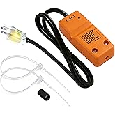 HEATIT HTM Accessory Connection kit Self-Regulating Heating Cable Plug Kit | UL-listed grounded plug with power indicator light confirms power status; Waterproof end seal blocks moisture and dust.