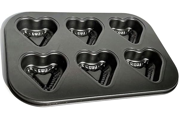 Aogvna 6 Cup Baking Cat Heavy Madeleine Mold Nonstick Pan Small 並行輸入品 ディズニープリンセスのベビーグッズも大集合 Madeleine