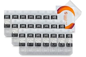 MAXIM EYE Menicon 21 Vials, LacriPure Rinsing & Insertion Saline Solution 21 Unit Dose 5ml Vials, Lacripure Saline Solution for Rigid Gas Permeable Lenses Bundled with a Tea Tree Oil Eyelid/Eyelash Wipe