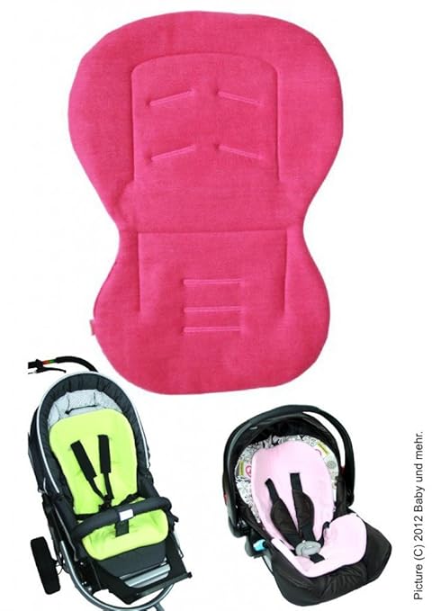 ByBoom® - Baby Sitzauflage/Sitzeinlage Moby mit Sommer- und Winterseite, Universal für Babyschale, Autokindersitz, z.B. für M