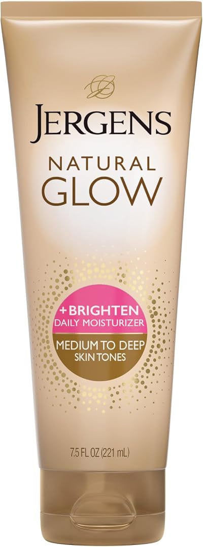 Jergens Natural Glow Daily Moisturizer Medium Tan 7.5oz Sunless Tanning Lotion