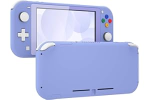 eXtremeRate Light Violet DIY Replacement Shell for Nintendo Switch Lite, NSL Handheld Controller Housing with Screen Protector, Custom Case Cover for Nintendo Switch Lite [Console NOT Included]