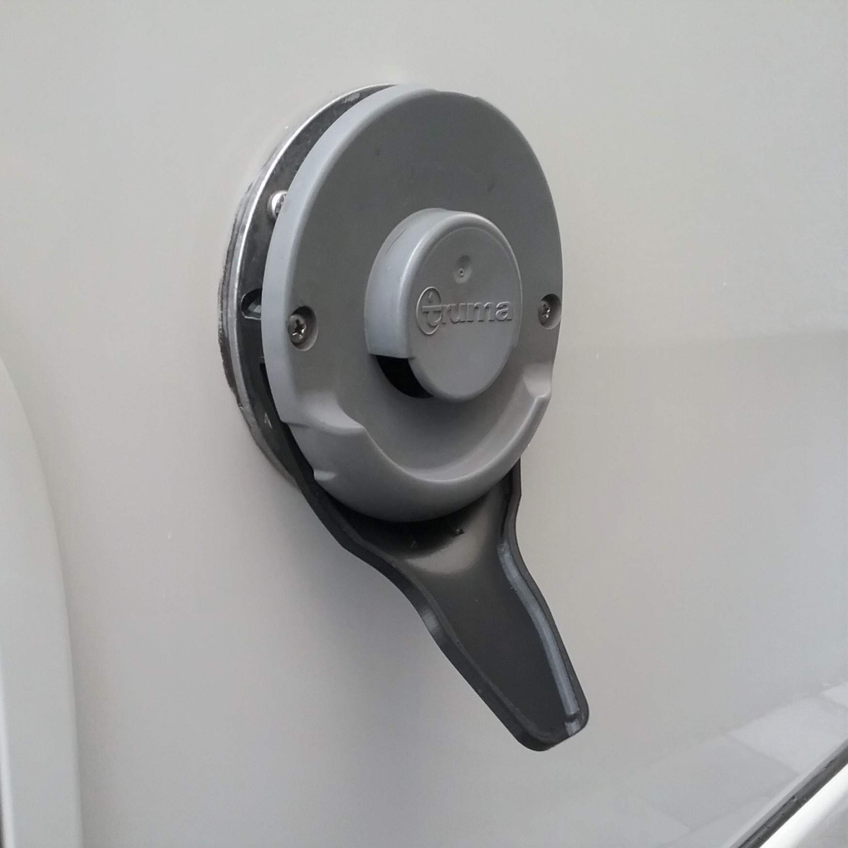 MaJoCompTec DRIPGUIDE Condensation Drain Fi Sign Drain for Fi Lid Fireplace Cover Exhaust Gas Heater on Motorhome Caravan (Black, DRIPGUIDE Truma XL)