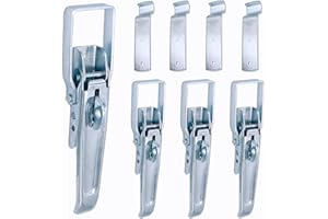 GMKD 4Pcs Trailer Gate Latch Handle Parts, RV Trailer Lift Gate Latches, Utility Trailer Tailgate Latch Replacement Accessories for RV Camper Caravan