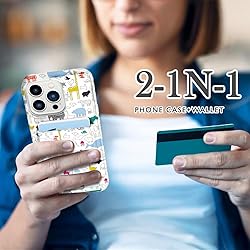 Petocase for iPhone 13 Pro Max Wallet Case Card