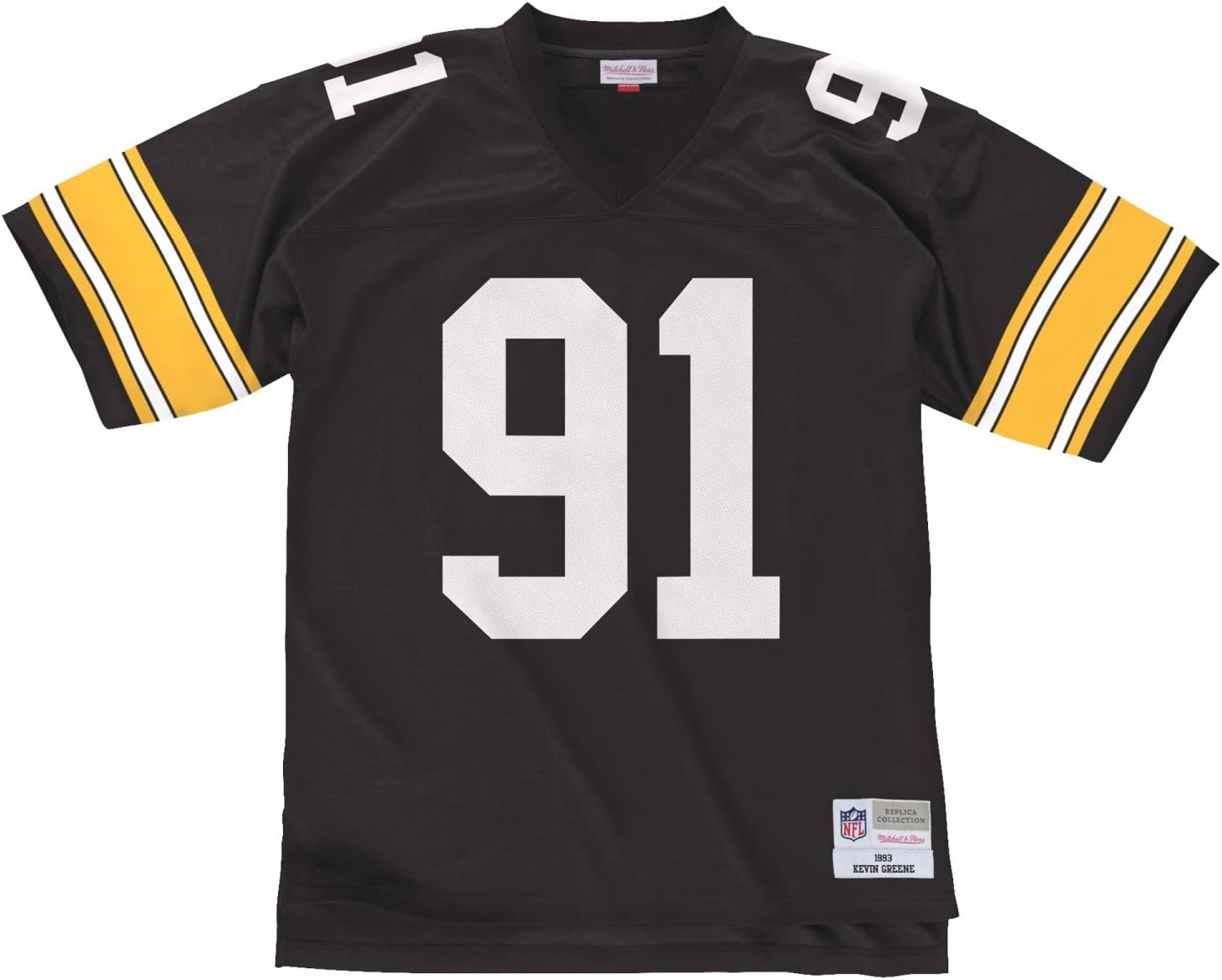 Mitchell & Ness Pittsburgh Steelers Kevin Greene Replica Throwback Jersey - Black