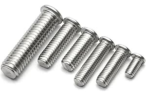 ENTAOER 10-30pcs M3 M4 M5 M6 Weld Studs for Capacitor Discharge Welding Stainless Steel Spot Welding Screws Welding Nails(30P