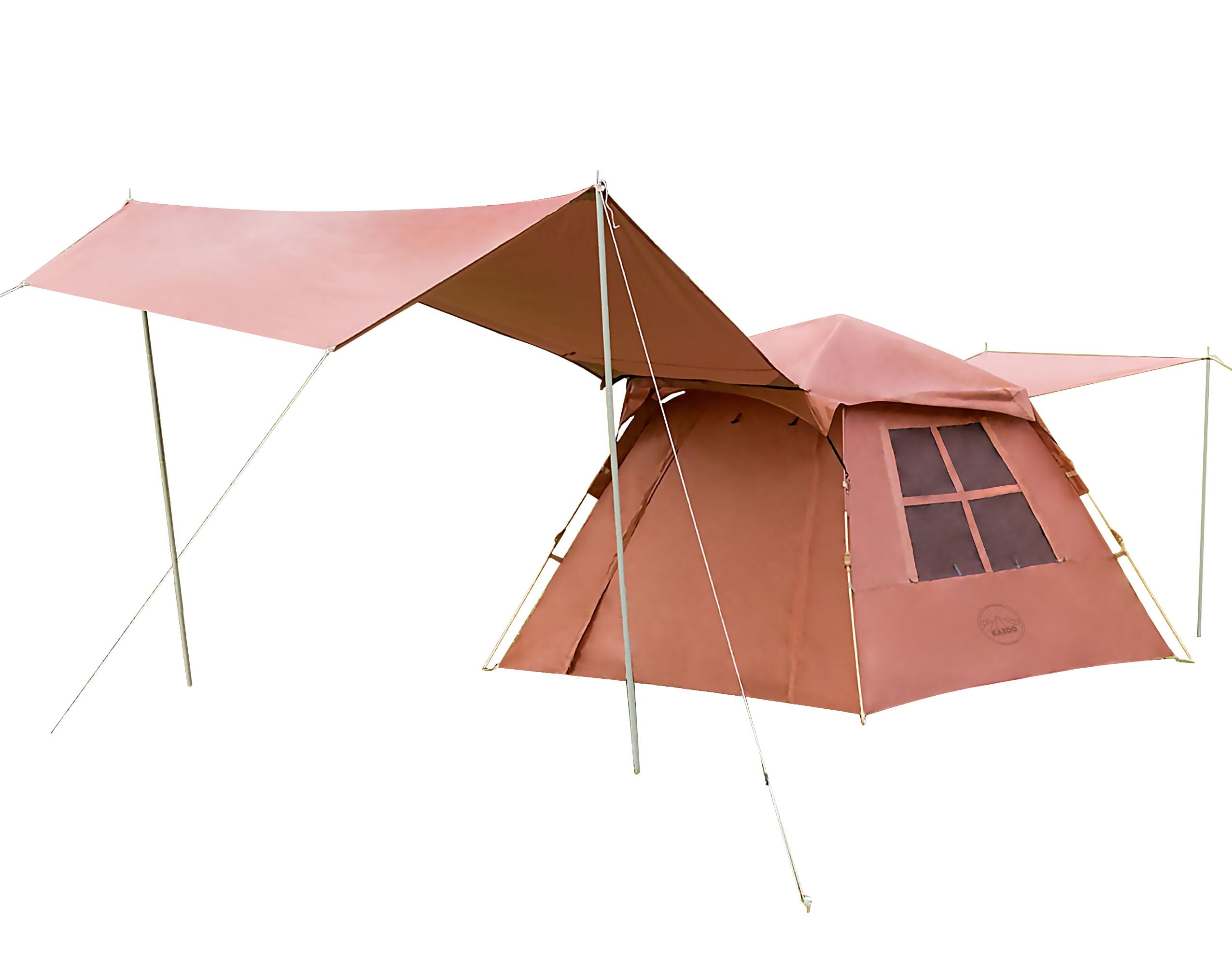 Photo 1 of KAZOO Instant Camping Tent (4P Coffee)