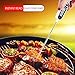 Besiva Digital Cooking Thermometers with Instant Read, Long Probe, LCD Screen, Anti-Corrosion for Food, Meat, Grill, BBQ, Milk and Water(White)
