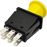 6201-342 Mower Clutch PTO Switch, 8 Terminals, Upgrade Blade Clutch Switch Fit for Delta Bobcat 4172503 Grasshopper 183925 Toro 103-5221, 1-633673 Delta 6201-342, 6204-342 Exmark 103-5221, 633673