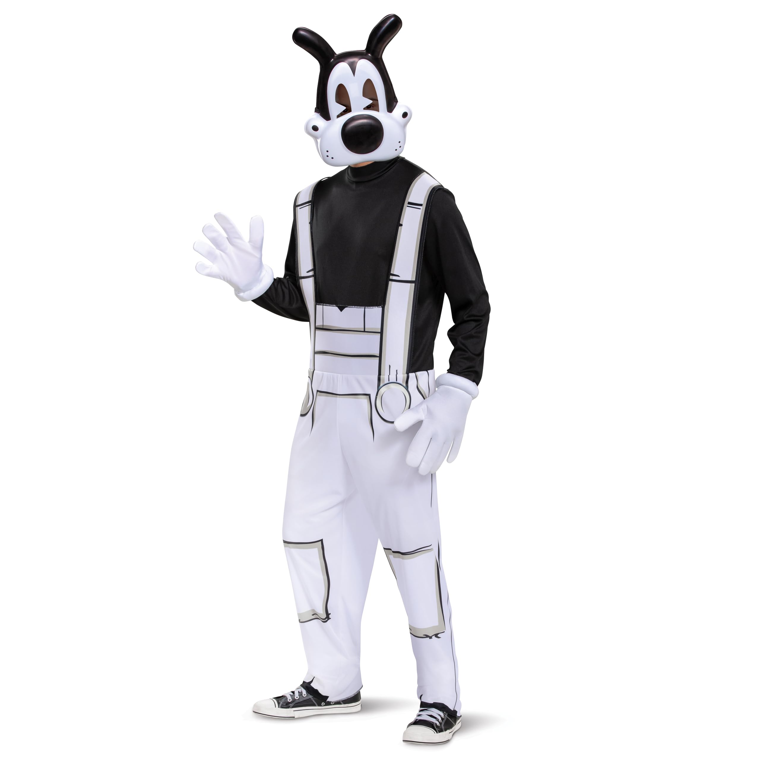 DISGUISE 105349T Boris Adult Sized Costumes, Black & White, Medium