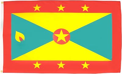 AZ FLAG Grenada Flag 2x3 ft 100D Polyester with 2 Brass Grommets