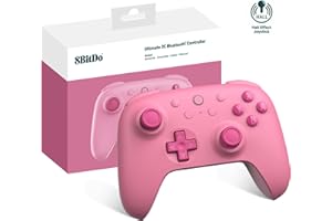 8Bitdo Ultimate 2C Bluetooth Controller (Hall Effect Joystick Update) - for Switch, with Remappable L4/R4 Bumpers, 6-axis Mot